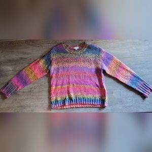 Sweater, Ultra Flirt, size medium, pink, purple, multi-color
